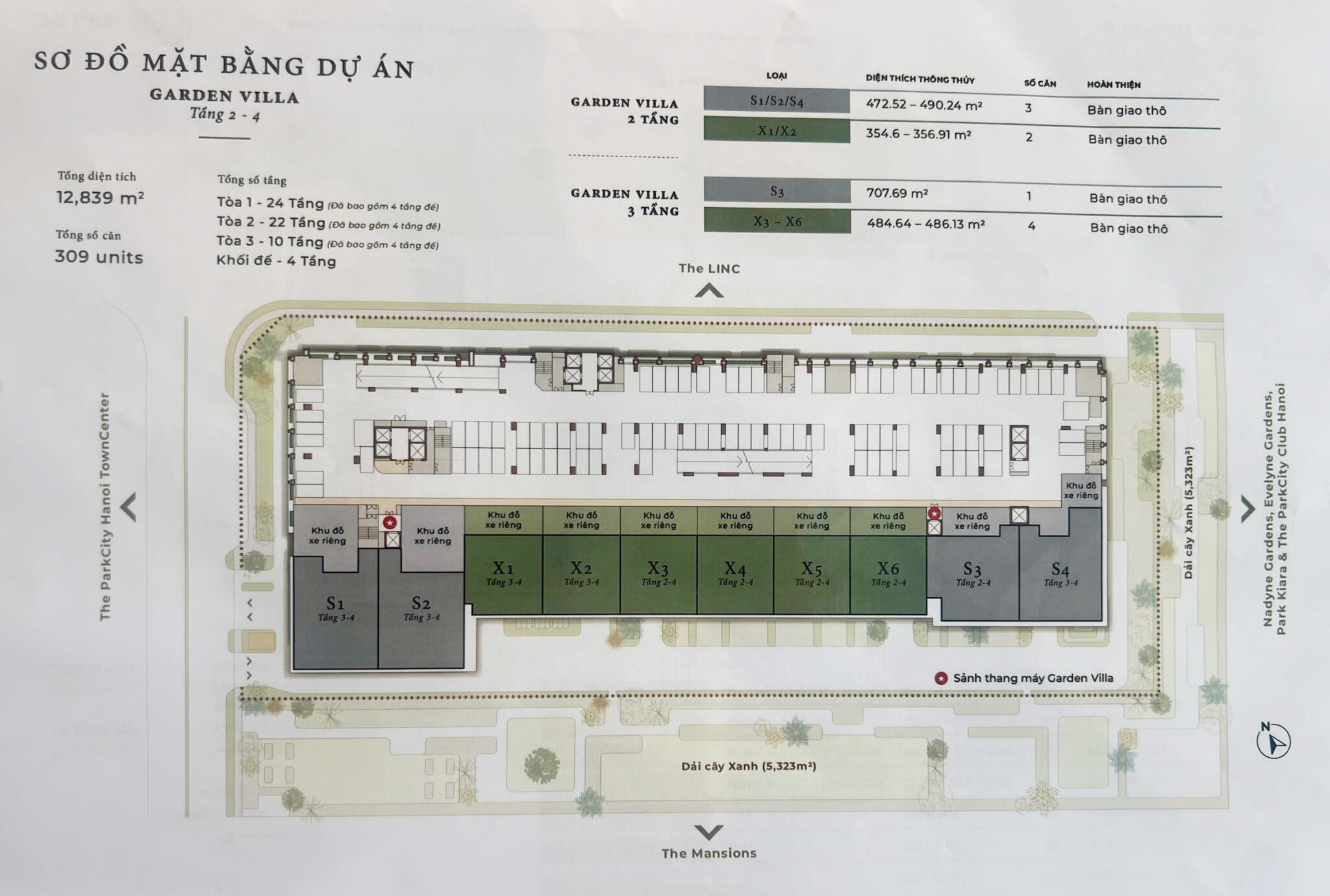 mặt bằng dự án parc regent hà đông